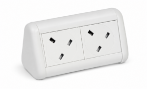Mini Desktop Unit Sockets 2 UK Power Sockets