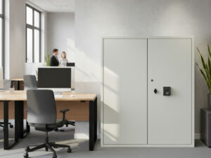 Rackline SafeStor security cabinet — office view Rackline SafeStor security cabinet — office view
