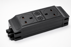 2 Power Under Desk Modular PDU(Switched option available)