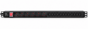 Mixed UK & IEC C13 PDU – Hybrid Rack Power Unit
