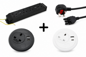 Grommet Power Bundle – 4 Under-Desk Sockets