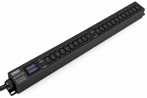 Vertical 24-Way IEC C13 PDU – Dual 16A Branch with Ammeter