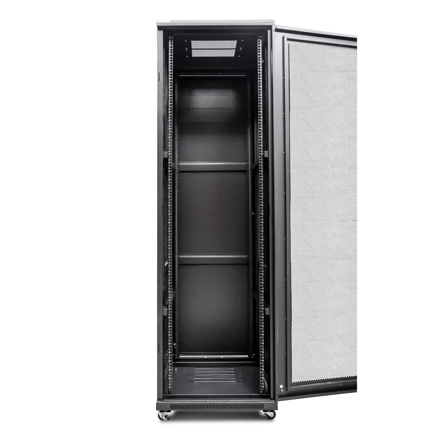 Server Rack 19 800x1000 42U Black Grilled Door Evolution series - Network  Cabinet Rack - Rack Cabinets and Accessories - Networking