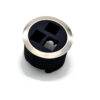 Micro Black keystone chrome