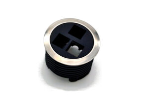 Micro Black keystone chrome