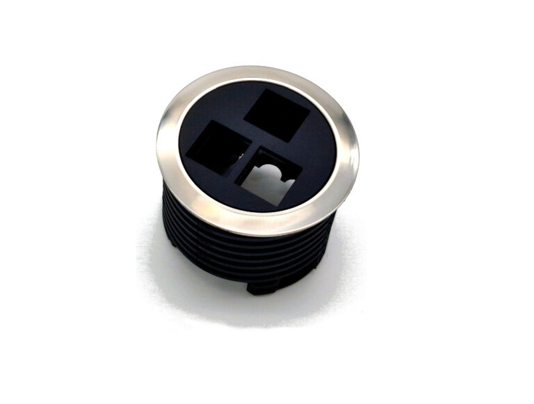 Micro Black keystone chrome