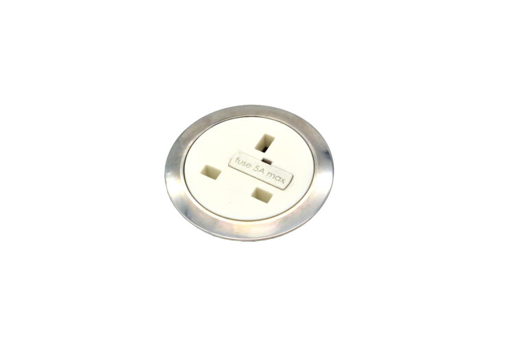 Micro White UK chrome flush