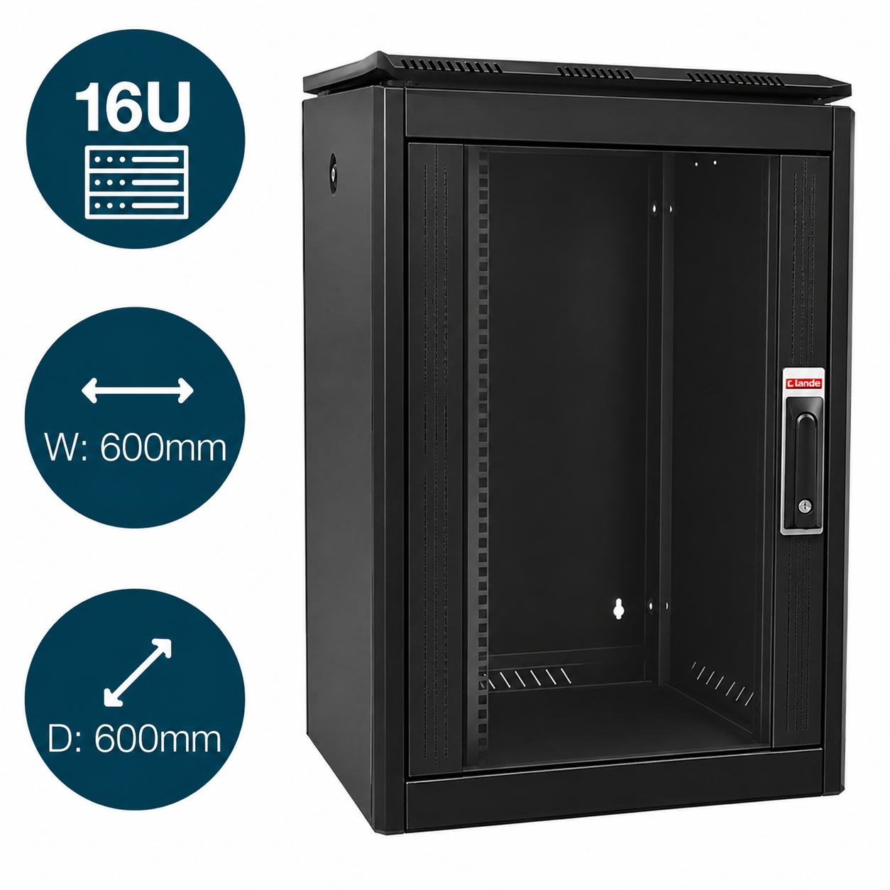 16U 600×600 black