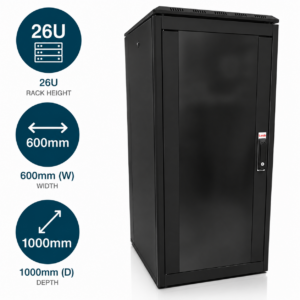 26U 600x1000mm Data Cabinet – Lande DYNAmic