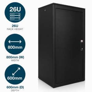 26U 800x600mm Data Cabinet – Lande DYNAmic