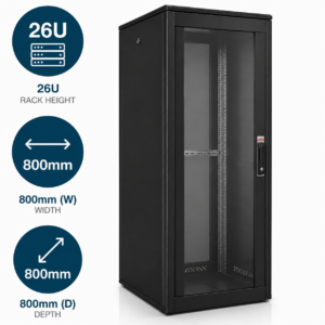 26U 800x800mm Data Cabinet – Lande DYNAmic