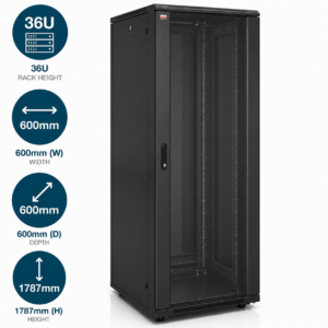 36U 600x600mm Data Cabinet – Lande DYNAmic