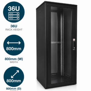 36U 800x800mm Data Cabinet – Lande DYNAmic