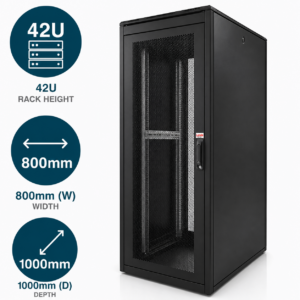 42U 800x1000mm Mesh Server Cabinet – Lande DYNAmic