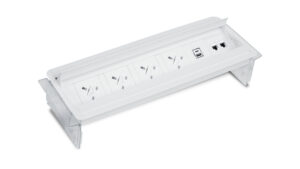 Flip-S (White) 4xUK socket 3.15A 1xUSB A+C charger 1xIMP slot
