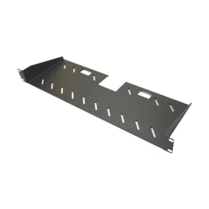 1U 19″ Cantilever Rack Shelf – 150mm Deep – Black