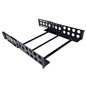 2U 19 inch Rack Mount Universal Server Rails Adjustable Depth 450mm to 600mm Fitting