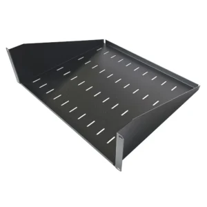 3U 19 Inch Rack Mount Universal Cantilever Shelf – 400mm Deep – Black
