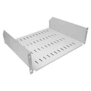 3U 19 Inch Rack Mount Universal Cantilever Shelf – 400mm Deep – Grey