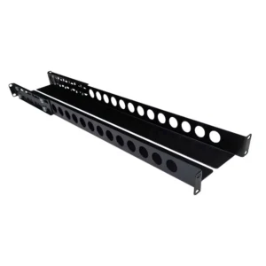1U 19 inch Rack Mount Universal Shelf - Server Rack Rails Adjustable Depth 750mm to 900mm Fitting