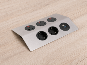 peak 60 schuko UK silver
