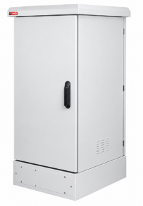 Lande 26U IP65 outdoor data cabinet, 600mm wide and 650mm deep