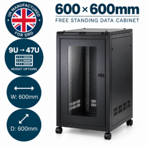 600 x 600mm Free Standing Data Cabinet – UK Manufactured
