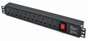 6-Way UK LSZH Rack PDU – 16A / 32A Power Options