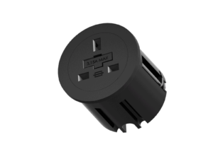 ABL Port-O black UK socket ABL Port-O black UK socket