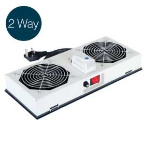 Lande Twin Fan Module with Thermostat for IP65 Cabinets