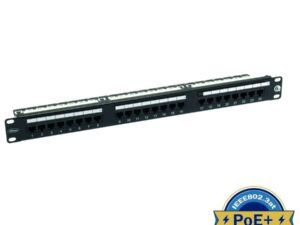 Ultima 24-Port Cat6 Patch Panel – 1U Unshielded Ultima 24-Port Cat6 Patch Panel – 1U Unshielded