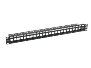 Ultima 24-Port Unloaded Keystone Patch Panel – 1U Ultima 24-Port Unloaded Keystone Patch Panel – 1U