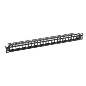 Ultima 24-Port Unloaded Keystone Patch Panel – 1U
