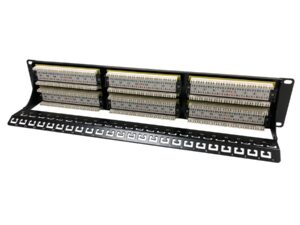 Ultima 48-Port Cat6 Patch Panel – 2U Unshielded Ultima 48-Port Cat6 Patch Panel – 2U Unshielded