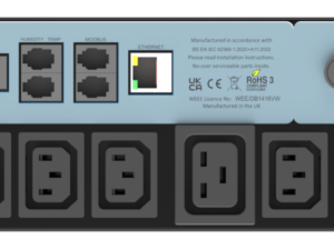 iPower Lite 2U monitored rack PDU – front view