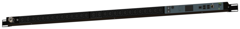 iPower Lite vertical monitored rack PDU – angled view