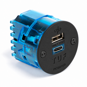 OE TUF-R A+C 25W replacement USB cartridge with black fascia