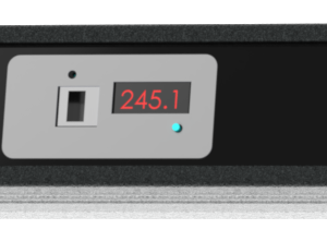 iPower REM vertical monitored rack PDU – angled view iPower REM vertical monitored rack PDU – angled view