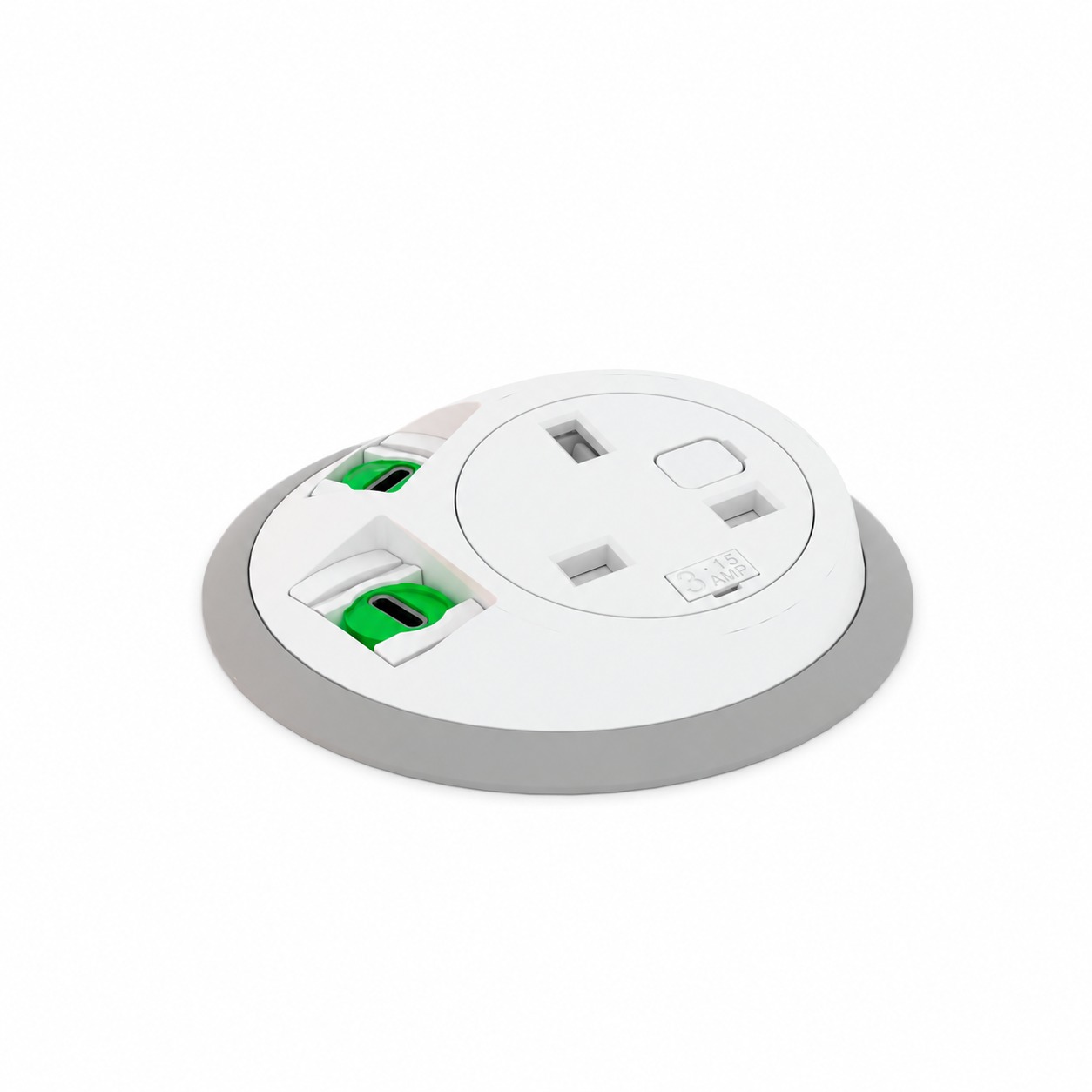 OE PRO PIXEL TUF 100W – White / Grey on white background